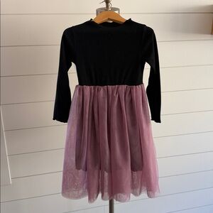 Black and Pinkish Kids Dress